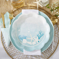 Beach Party 9 in. Premium Paper Plates (Set of 16) - Main Image | My Wedding Favors