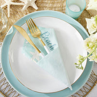 Thumbnail for Beach Party 2 Ply Paper Napkins (Set of 30) - Alternate Image 3 | My Wedding Favors