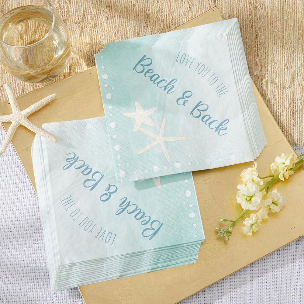 Beach Party 2 Ply Paper Napkins (Set of 30) - Alternate Image 5 | My Wedding Favors