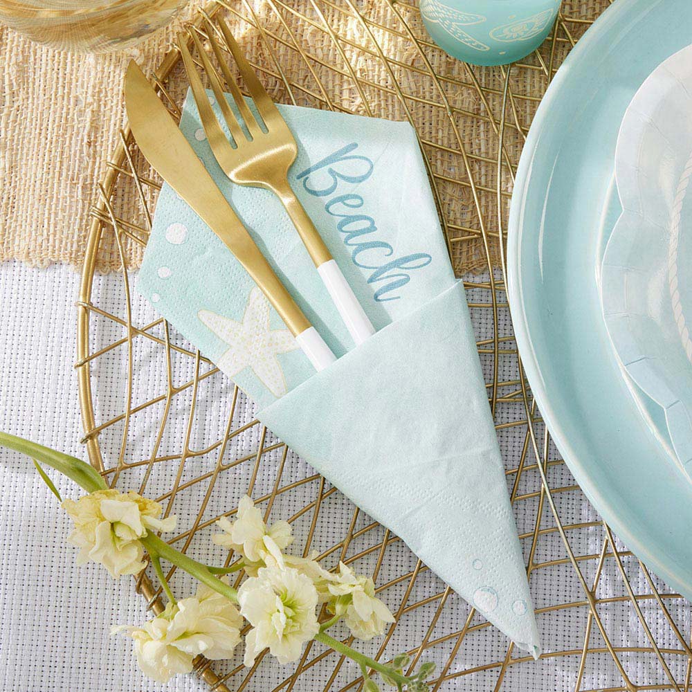 Beach Party 2 Ply Paper Napkins (Set of 30) - Alternate Image 6 | My Wedding Favors
