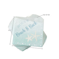 Thumbnail for Beach Party 2 Ply Paper Napkins (Set of 30) - Alternate Image 2 | My Wedding Favors