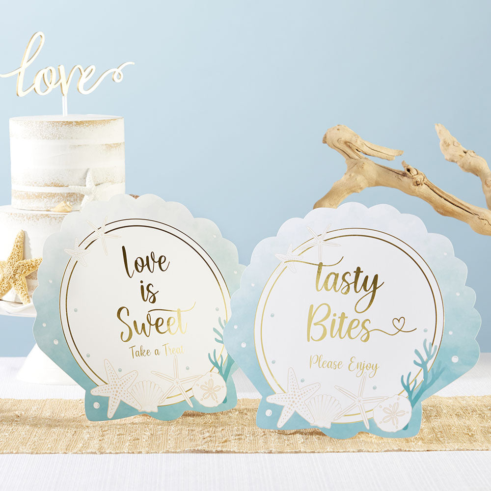 Beach Party Décor Sign Kit (Set of 8) - Main Image | My Wedding Favors