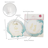 Thumbnail for Beach Party Décor Sign Kit (Set of 8) - Alternate Image 3 | My Wedding Favors
