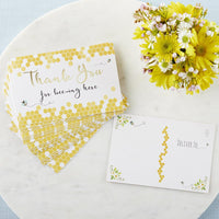 Thumbnail for Sweet as Can Bee Invitation & Thank You Card Bundle (Set of 25) - Alternate Image 3 | My Wedding Favors