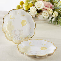 Yellow Elephant Baby Shower 7 in. Premium Paper Plates (Set of 16) - Main Image | My Wedding Favors
