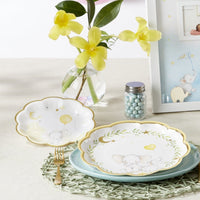 Yellow Elephant Baby Shower 7 in. Premium Paper Plates (Set of 16) - Alternate Image 5 | My Wedding Favors