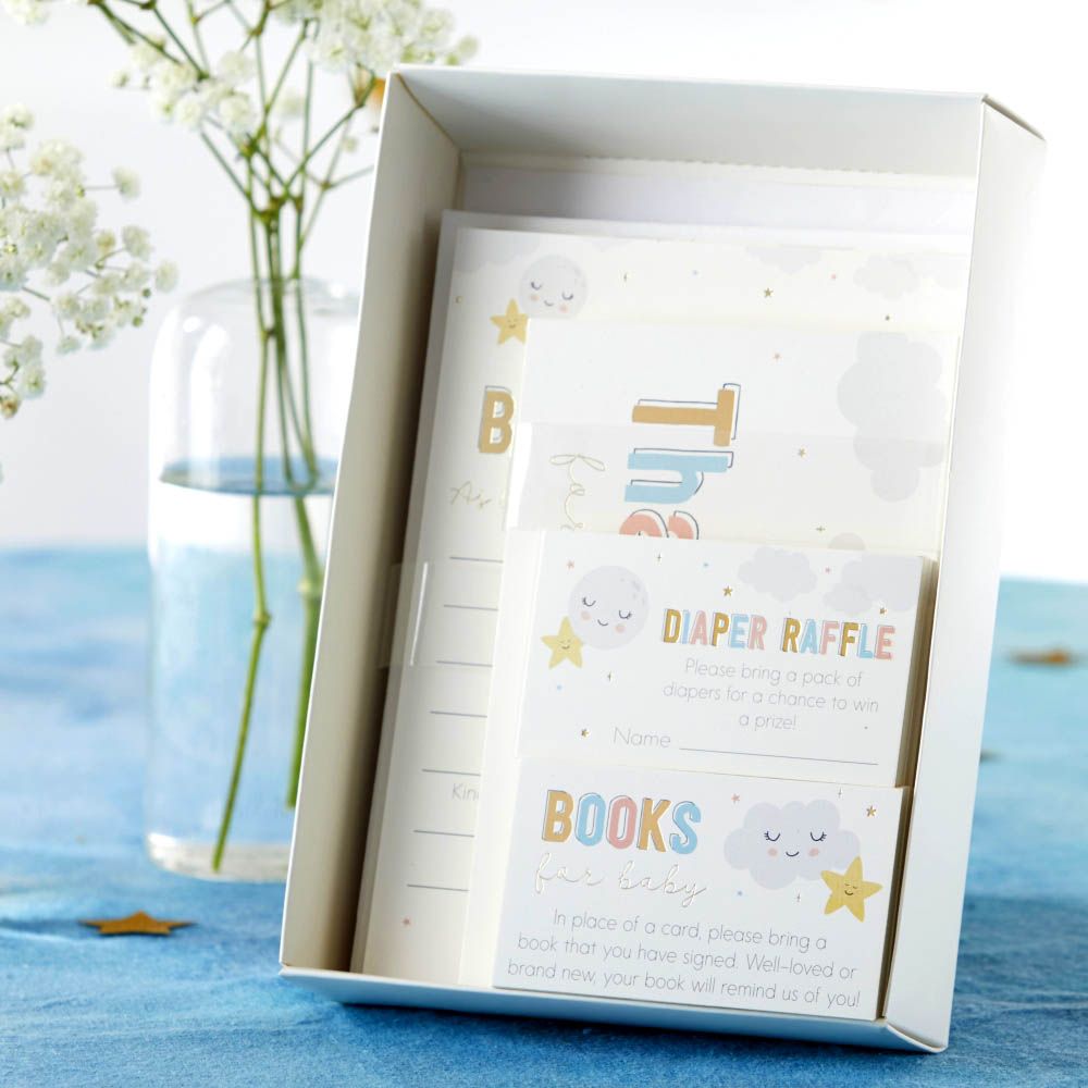 Twinkle Twinkle Invitation & Thank You Card Bundle (Set of 25) - Main Image | My Wedding Favors