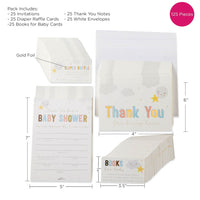 Thumbnail for Twinkle Twinkle Invitation & Thank You Card Bundle (Set of 25) - Alternate Image 6 | My Wedding Favors