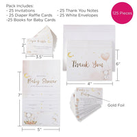 Pink Elephant Baby Shower Invitation & Thank You Card Bundle (Set of 25) - Alternate Image 6 | My Wedding Favors