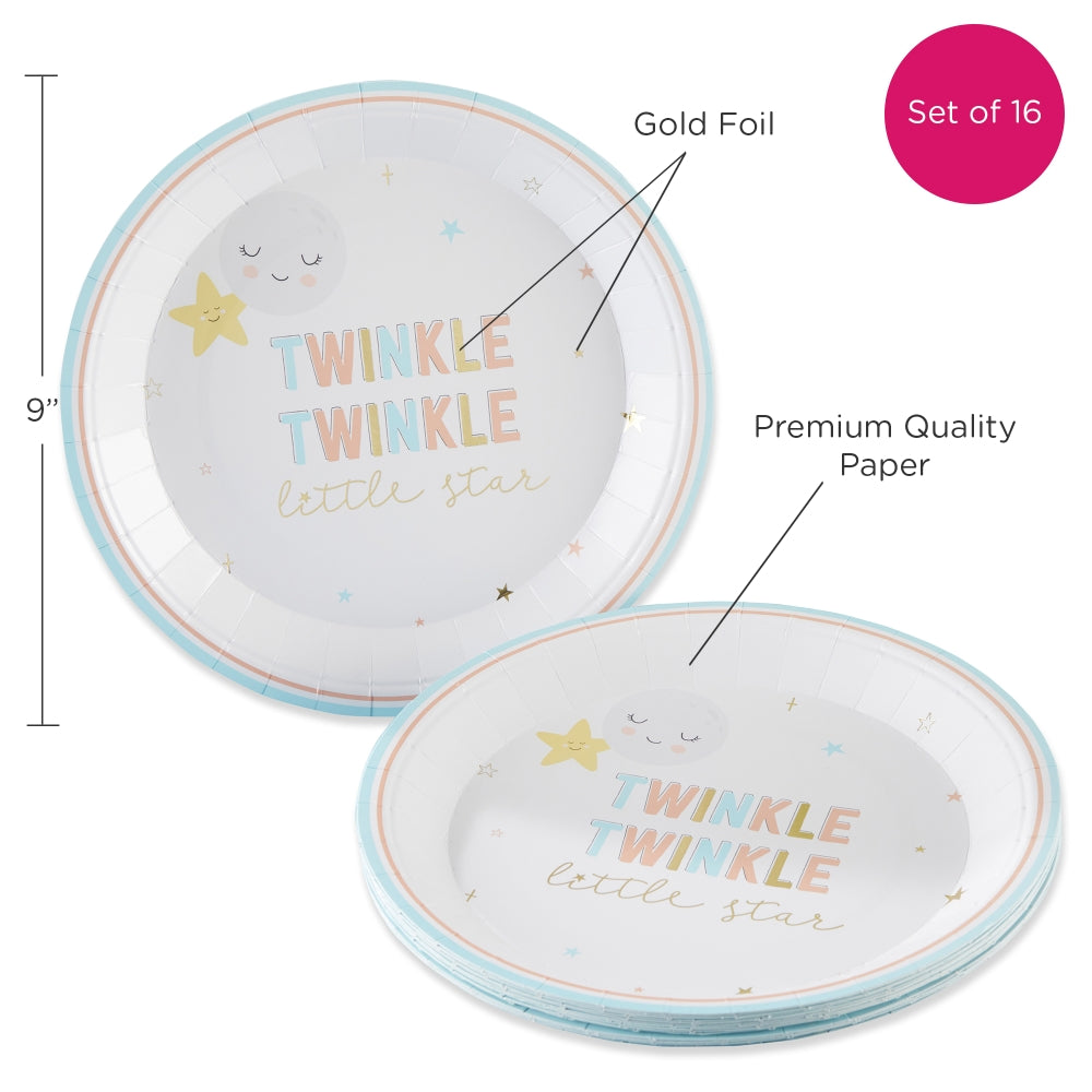 Twinkle Twinkle 78 Piece Party Tableware Set (16 Guests) - Alternate Image 3 | My Wedding Favors