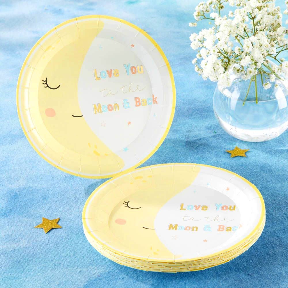 Twinkle Twinkle 7 in. Premium Paper Plates (Set of 16) - Main Image | My Wedding Favors