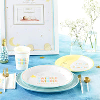 Thumbnail for Twinkle Twinkle 7 in. Premium Paper Plates (Set of 16) - Alternate Image 3 | My Wedding Favors