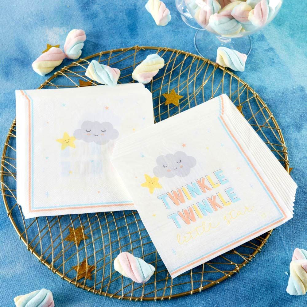 Twinkle Twinkle 2 Ply Paper Napkins (Set of 30) - Main Image | My Wedding Favors