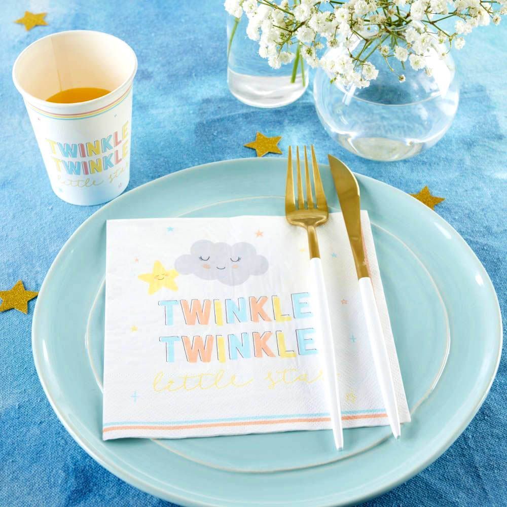 Twinkle Twinkle 2 Ply Paper Napkins (Set of 30) - Alternate Image 4 | My Wedding Favors