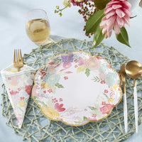 Garden Blooms 9 in. Premium Paper Plates (Set of 16) - Alternate Image 7 | My Wedding Favors