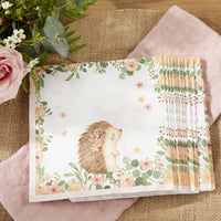 Pink Woodland Baby 2 Ply Paper Napkins (Set of 30) - Alternate Image 4 | My Wedding Favors