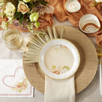 Thumbnail for Boho 7 in. Premium Paper Plates (Set of 16) - Alternate Image 4 | My Wedding Favors