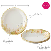 Thumbnail for Boho 62 Piece Party Tableware Set (16 Guests) - Alternate Image 8 | My Wedding Favors