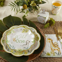 Thumbnail for Safari Baby 9 in. Premium Paper Plates (Set of 16) - Alternate Image 2 | My Wedding Favors