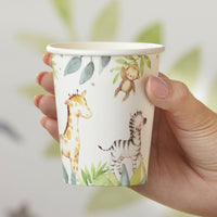 Thumbnail for Safari Baby 7 oz. Paper Cups (Set of 16) - Alternate Image 5 | My Wedding Favors