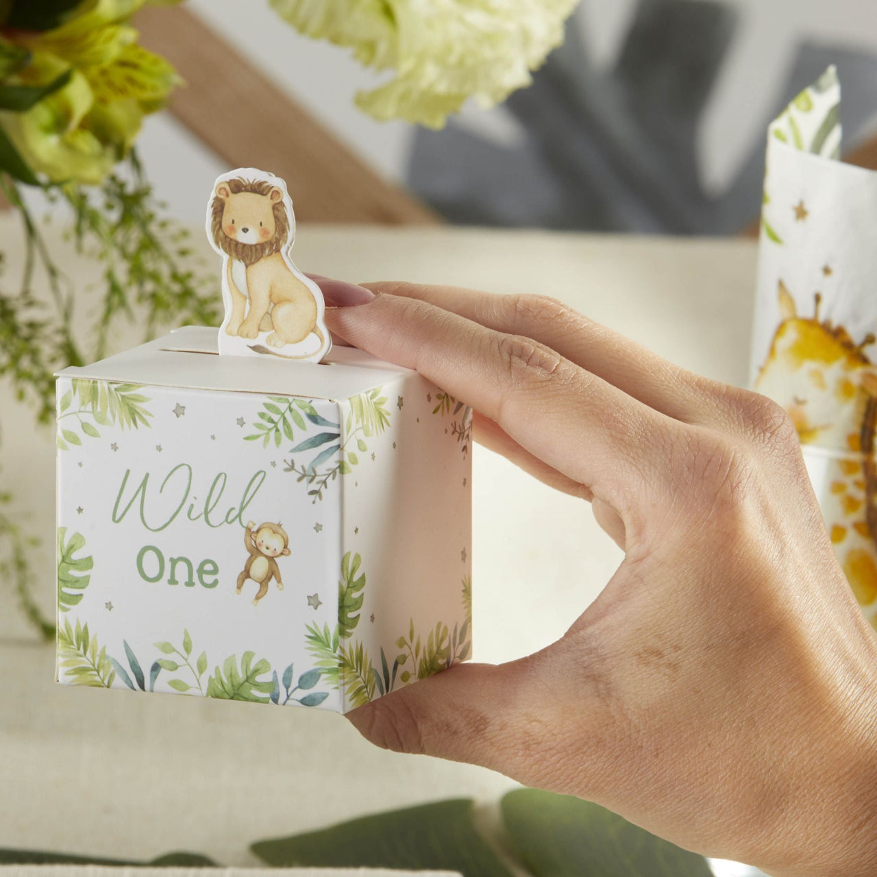 Safari Baby Favor Box (Set of 24) - Alternate Image 4 | My Wedding Favors