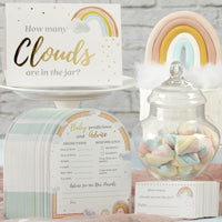 Thumbnail for Boho Rainbow Baby Advice Card & Baby Shower Game (Set of 50) - Main Image | My Wedding Favors