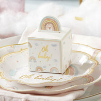 Thumbnail for Boho Rainbow Baby Favor Box (Set of 24) - Main Image | My Wedding Favors
