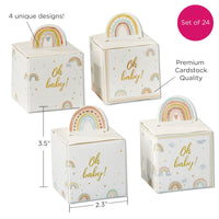 Thumbnail for Boho Rainbow Baby Favor Box (Set of 24) - Alternate Image 6 | My Wedding Favors