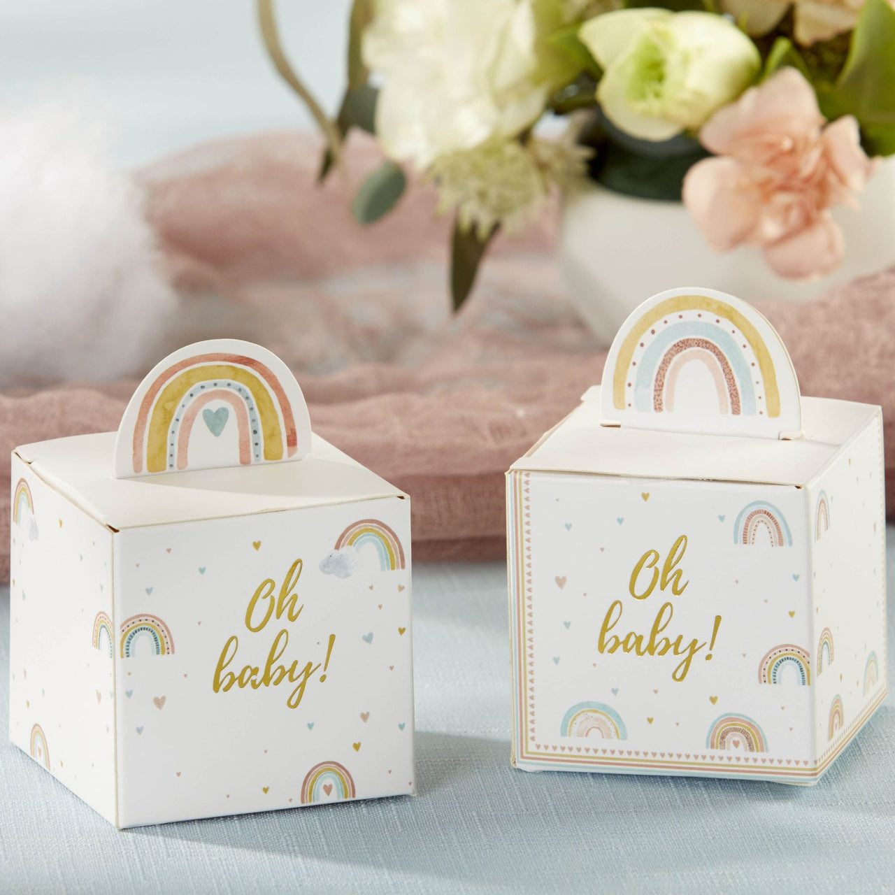 Boho Rainbow Baby Favor Box (Set of 24) - Alternate Image 7 | My Wedding Favors