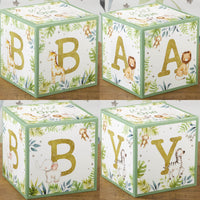 Safari Baby Block Box (Set of 4) - Alternate Image 4 | My Wedding Favors
