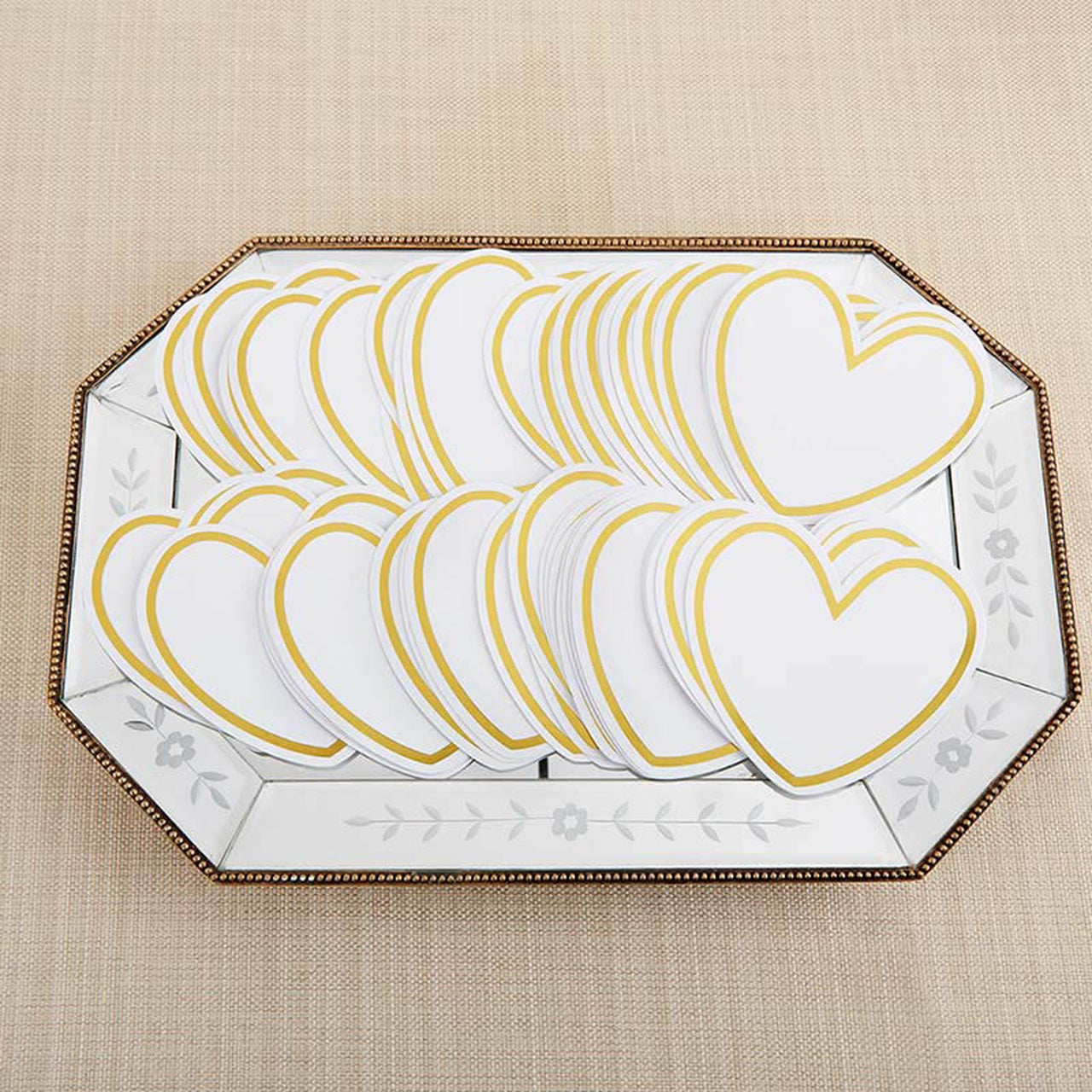 Heart Shaped Cards for Wish Jar (Set of 100) - Main Image | My Wedding Favors