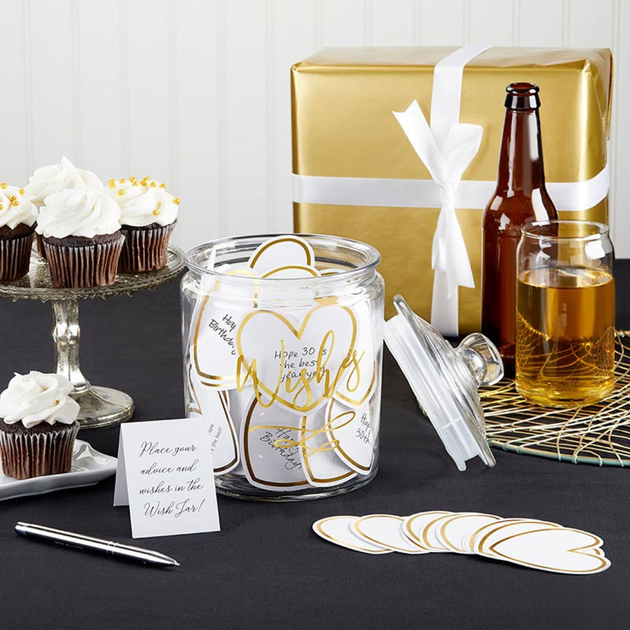 Heart Shaped Cards for Wish Jar (Set of 100) - Alternate Image 5 | My Wedding Favors