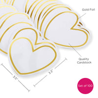 Thumbnail for Heart Shaped Cards for Wish Jar (Set of 100) - Alternate Image 6 | My Wedding Favors