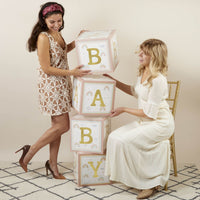 Boho Rainbow Baby Block Box (Set of 4) - Alternate Image 3 | My Wedding Favors