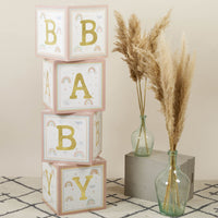 Boho Rainbow Baby Block Box (Set of 4) - Alternate Image 5 | My Wedding Favors