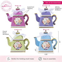 Thumbnail for Tea Time Party Favor Box - Assorted (Set of 24) - Alternate Image 6 | My Wedding Favors