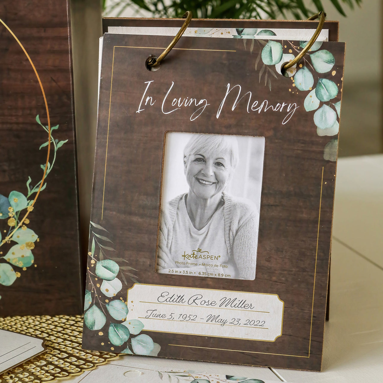 Celebration of Life Memory Funeral Guest Book and Box for Memorial Service  2 My Wedding Favors 