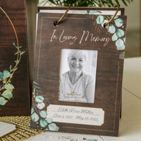 Thumbnail for Celebration of Life Memory Funeral Guest Book and Box for Memorial Service  2 My Wedding Favors 