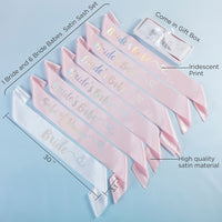 Thumbnail for Brides Babes Iridescent Satin Sash (Set of 7) - Alternate Image 5 | My Wedding Favors