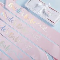 Thumbnail for Brides Babes Iridescent Satin Sash (Set of 7) - Alternate Image 4 | My Wedding Favors