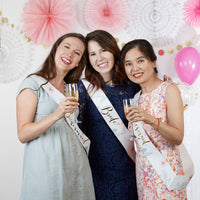 Geometric Floral Bachelorette Sash Set (Set of 6) - Alternate Image 6 | My Wedding Favors