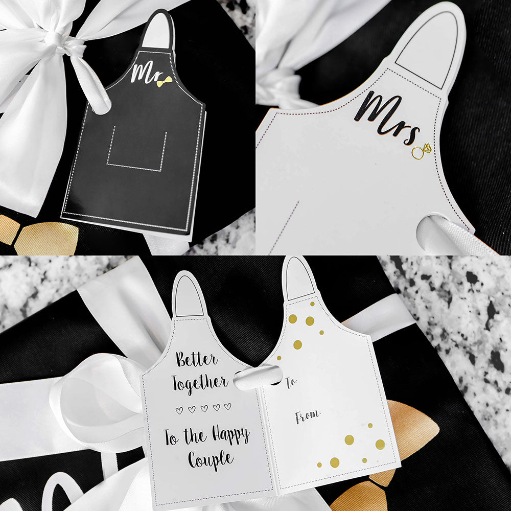 Mr. & Mrs. Couples Apron Gift Set - Alternate Image 5 | My Wedding Favors