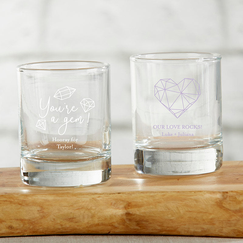 Personalized 2 oz. Shot Glass/Votive Holder - Alternate Image 2 | My Wedding Favors