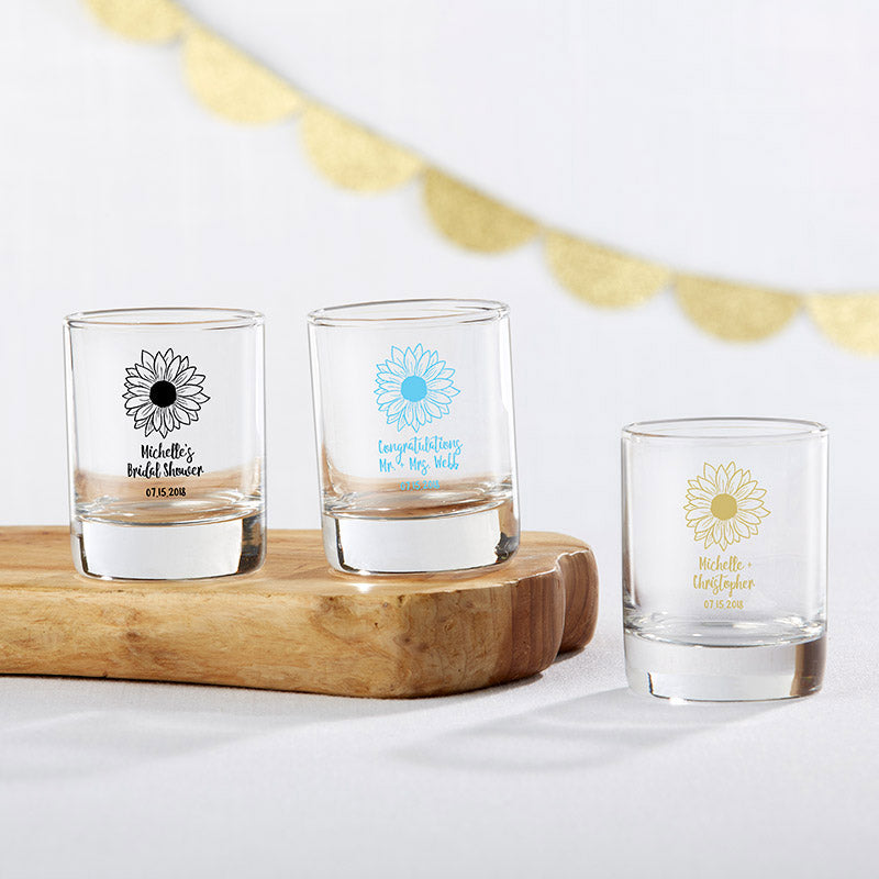 Personalized 2 oz. Shot Glass/Votive Holder - Alternate Image 3 | My Wedding Favors