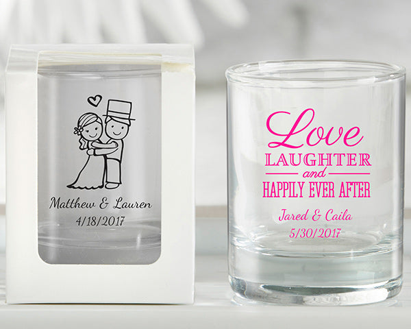 Personalized 2 oz. Shot Glass/Votive Holder - Alternate Image 7 | My Wedding Favors