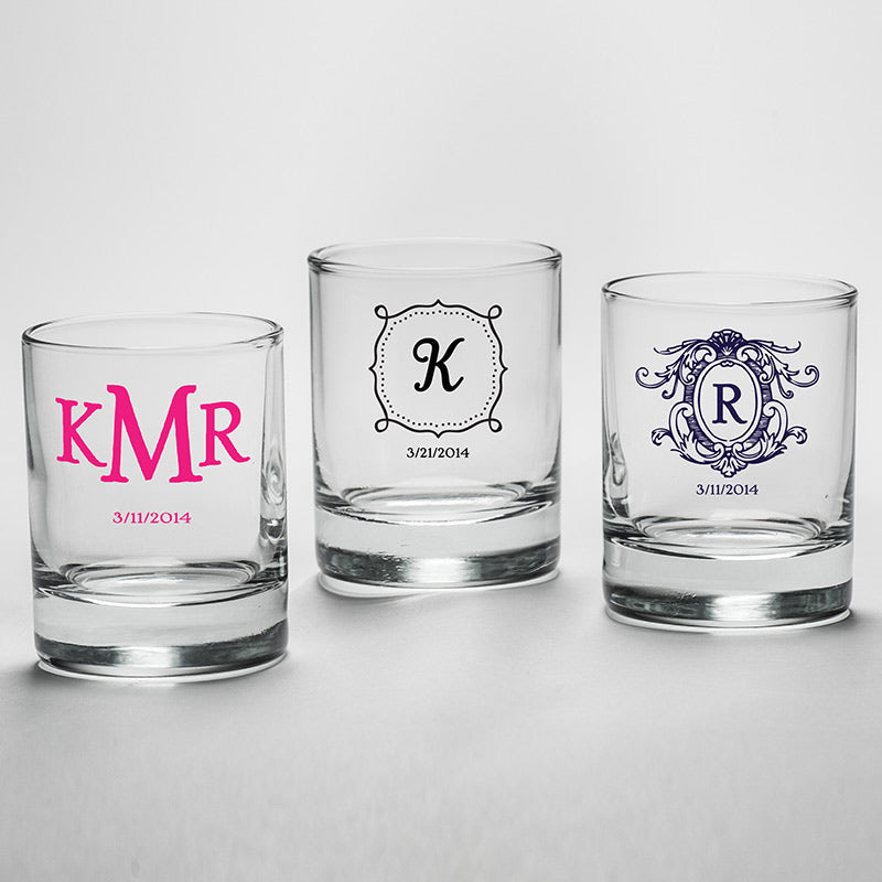 Personalized 2 oz. Shot Glass/Votive Holder - Main Image1 | My Wedding Favors