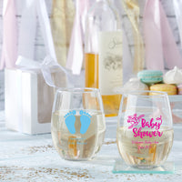 Thumbnail for Personalized 9 oz. Stemless Wine Glass - Alternate Image 9 | My Wedding Favors