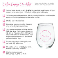 Thumbnail for Personalized Custom Design 15 oz. Stemless Wine Glass - Alternate Image 4 | My Wedding Favors