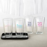 Thumbnail for Personalized Custom Design 16 oz. Pint Glass - Main Image | My Wedding Favors