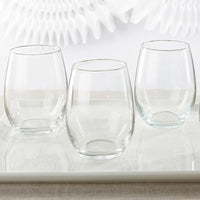 DIY 15 oz. Stemless Wine Glass - Main Image | My Wedding Favors